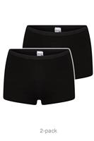 2-pack Comfort dames boxershort katoen - Lekker zitten ondergoed dames - thumbnail