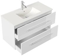 Wastafelkast Odin Wit 100 cm - thumbnail