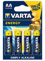 Varta batterij energy aa lr06 blister (4) - 501166 - thumbnail