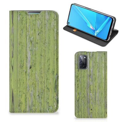 OPPO A52 | A72 Book | Wallet Case | Green Wood