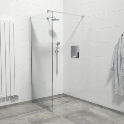 Inloopdouche Van Marcke Go Miage 90x200 cm 8 mm Middenband EasyClean Chroom Van Marcke