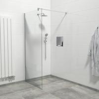 Inloopdouche Van Marcke Go Miage 90x200 cm 8 mm Middenband EasyClean Chroom Van Marcke - thumbnail