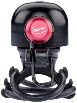 CONTEC fietsbel "diamond bing" ct mini bell diamond bing, black/red, uni CONTEC fietsbel "diamond bing" ct mini bell diamond bing, black/red, uni