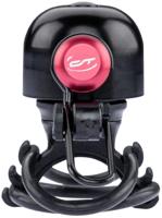 CONTEC fietsbel "diamond bing" ct mini bell diamond bing, black/red, uni - thumbnail