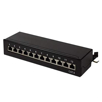 LogiLink NP0017 12 poorten Patchpaneel CAT 6 1 HE Meerdere kleuren Ingericht LogiLink NP0017 12 poorten Patchpaneel CAT 6 1 HE Meerdere kleuren Ingericht