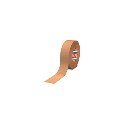 Tesa Afplakband | sterk gecrêpt | lichtbruin | lengte 50 m | breedte 50 mm | wiel | 6 stuks - 04319-00012-00 04319-00012-00