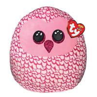 TY squish a boo knuffelkussen uil pinky 23 cm - thumbnail