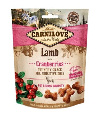CARNILOVE Verse Crunchy Lam+Cranberry hondensnack - 200 g