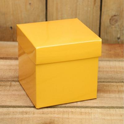 Bonbon doosjes - Chocolade doosje - Warm geel 124 basic - 24 stuks