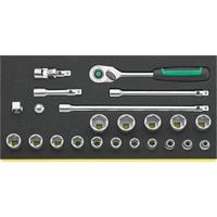 Stahlwille TCS 3/8 ZOLL 456/16/7 QR 96830370 Dopsleutelset - thumbnail