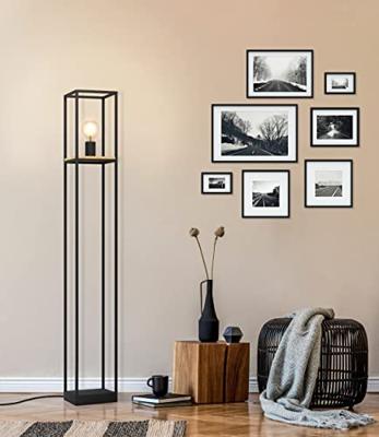 Eglo VloerlampLibertad zwart met hout - 99798