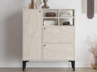 Commode HAWA 3 deuren travertijn - thumbnail