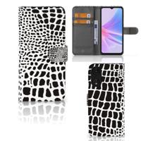 OPPO A78 5G | A58 5G | Telefoonhoesje | Met pasjeshouder | Slangenprint - thumbnail