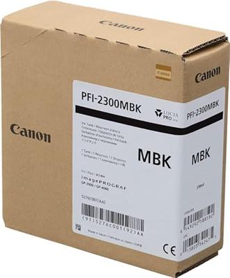 Canon PFI-2300 MBK inktcartridge 1 stuk(s) Origineel Zwart