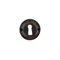 HDD Pro Sleutelplaatje Rond Retro 43 Mm Classic Carbon Black - thumbnail