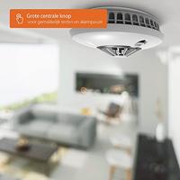 FireAngel HT-630-EUT Hittemelder Naar draadloos om te zetten, Incl. batterij (10 jaar) werkt op batterijen (Ø x h) 135 mm x 60 mm - thumbnail