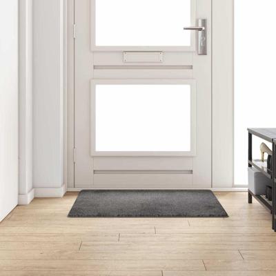 VidaXL Tapijt loper grijs 100 x 100 cm 100% polypropylene tuft