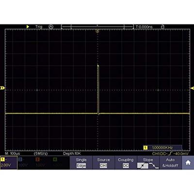 VOLTCRAFT DSO-6104F Digitale oscilloscoop 100 MHz 4-kanaals 1 GSa/s 40000 kpts 8 Bit Digitaal geheugen (DSO), Functiegenerator 1 stuk(s) VOLTCRAFT DSO-6104F Digitale oscilloscoop 100 MHz 4-kanaals 1 GSa/s 40000 kpts 8 Bit Digitaal geheugen (DSO), Functiegenerator 1 stuk(s)