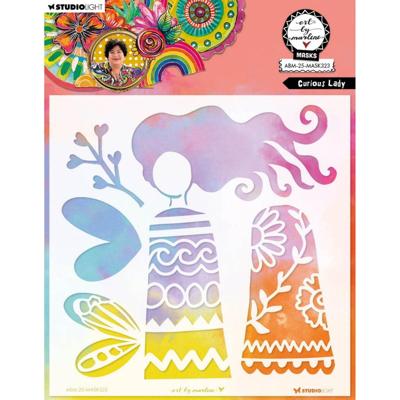 Studio Light • art by marlene mask curious lady