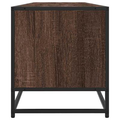 Tv-meubel 180,5x40x46 cm bewerkt hout bruin eikenkleurig - thumbnail
