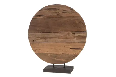 Ornament Rond Teakhout 65cm