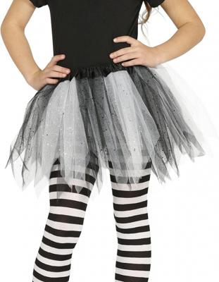 Pantykousen Zwart/Wit Kind