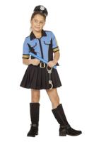 Police blue, jurk en ceintuur - thumbnail