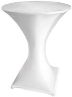 Perel Standing table cover Statafelovertrek Wit FP200 - thumbnail