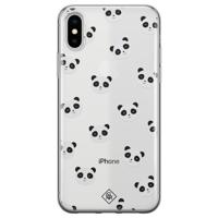 iPhone X/XS transparant hoesje - Panda - thumbnail