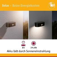 Paulmann 94571 Ayda Wandlamp op zonne-energie Energielabel: G (A - G) 5.5 W Warmwit Zwart - thumbnail