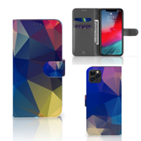 Apple iPhone 11 Pro Max Book Case Polygon Dark - thumbnail