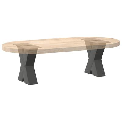 Salontafelpoten 2 st X-vormig 38x(42-43) cm staal antraciet