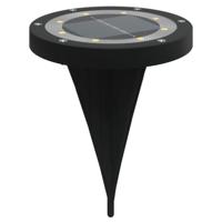 VidaXL Grondlampen 4 st solar met grondpennen warmwit - thumbnail