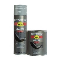 Rust-Oleum zinkspray - Hard Hat - matgrijs - 0.5l - spuitbus - thumbnail