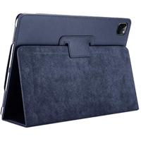 Lunso - Stand flip sleepcover hoes - iPad Pro 11 inch (2020) - Blauw - thumbnail