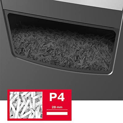 Rexel Momentum X410 Papierversnipperaar 10 vellen Micro cut 4 x 28 mm P-4 23 l Ook geschikt voor Nietjes, Paperclips