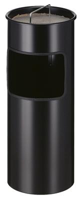 V-PART Prullenbak 31003303 Staal Zwart