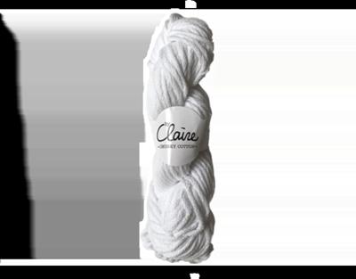 byClaire chunky cotton 001 white