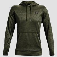 Herenhoodie Under Armour Fleece Twist Olijf - Maat: M - thumbnail
