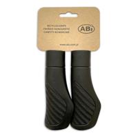 ABI tpe sebs fiets handvatten 130mm zwart - thumbnail