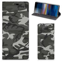 Sony Xperia 10 | Hoesje met Magneet | Army Light - thumbnail