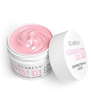 Claresa rubber gel 11 sparkle soft pink 45gr.