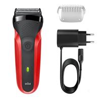 Braun Series 3 300s 81569932 Folie-scheerapparaat Rood, Zwart - thumbnail