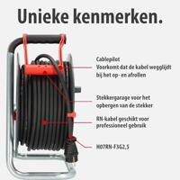Brennenstuhl Professional kabelhaspel | 320 KU 4200 | IP44 | 40m | H07RN-F 3G2,5 - 9232400100 - thumbnail