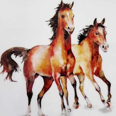 Ambiente Tray 13x21cm Wild horses