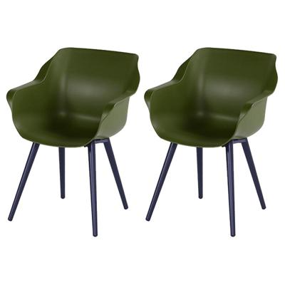 Sophie Studio dining armstoel Black / Moss