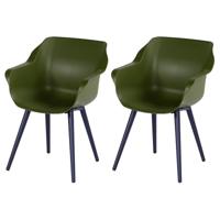 Sophie Studio dining armstoel Black / Moss - thumbnail