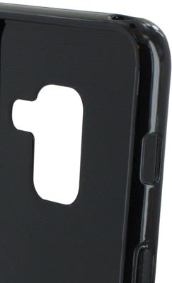 Classic TPU Case Samsung Galaxy A8 (2018) - Smartphonehoesje - TPU / Siliconen - zwart