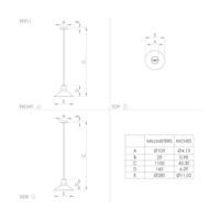 Eglo Design hanglampAbreosa - 99511 - thumbnail