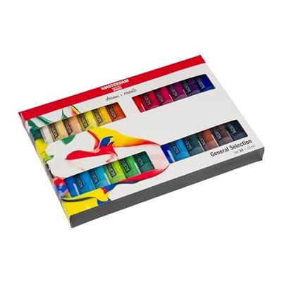 Bruynzeel Amsterdam acrylverf standard set, 24dlg.